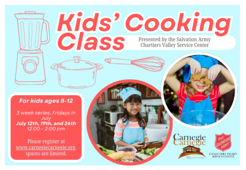 Kids' Cooking Class with the Salvation Army Chartiers Valley Service Center