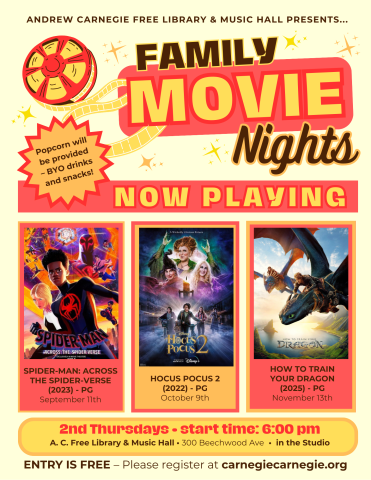 Family Movie Nights: Fall