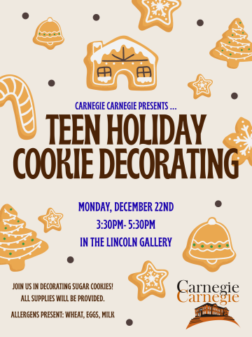 Teen Holiday Cookie Decorating!