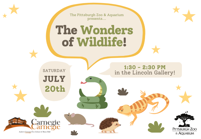 Pittsburgh Zoo & Aquarium presents the Wonders of Wildlife!