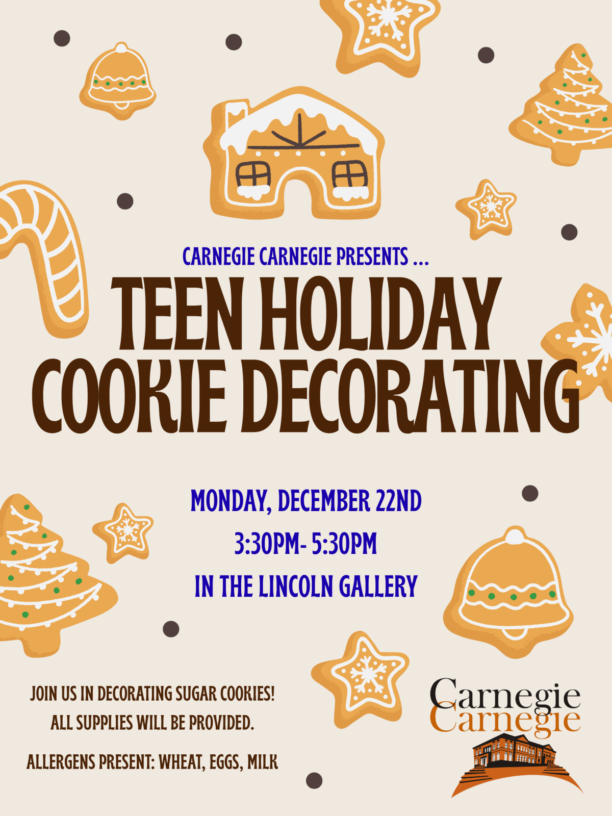 Teen Holiday Cookie Decorating!